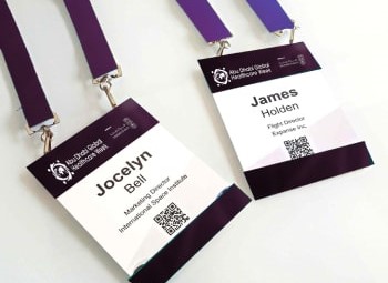 EVENT BADGES AND LANYARDS